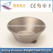 outdoor High quality bowl titanium ultra-light folding metal bowl 300ml outdoor portable tableware